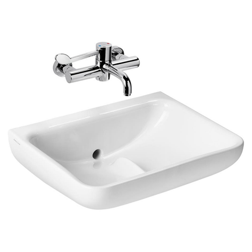 Contour 21 HTM64 Anti-Bacterial Glaze 'No Tap Hole' 60cm Basin - Armitage Shanks